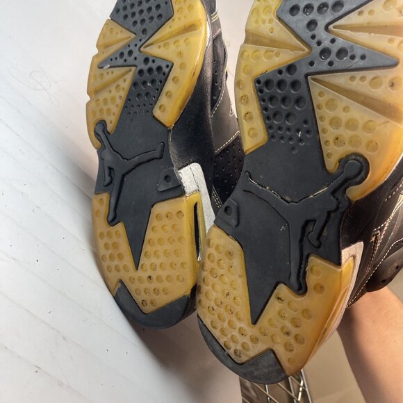 Nike Air Jordan Retro 6 VI Lakers 2010 Men’s Size 8.5 384664-002 - Picture 14 of 16